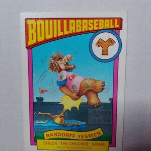 12 VINTAGE trading cards featuring ALF playing Builabaseball